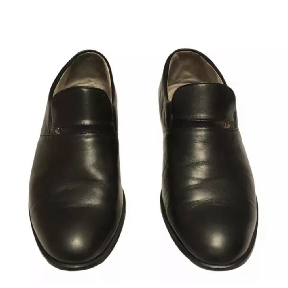 Men's classic social leather shoes size 11.5 - Picture 2 of 10